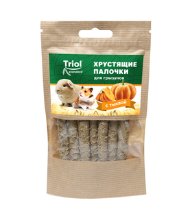 Лакомство хрустящие палочки для грызунов с тыквой, 30г, Тriol Standard