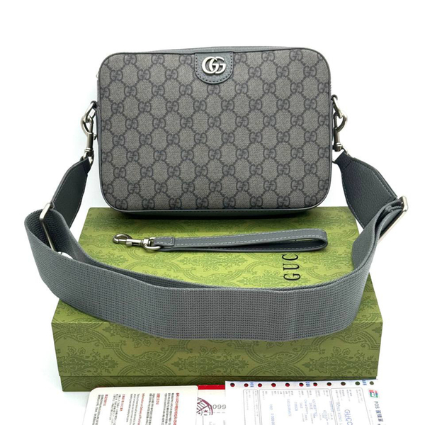 Сумка Gucci grey/brown