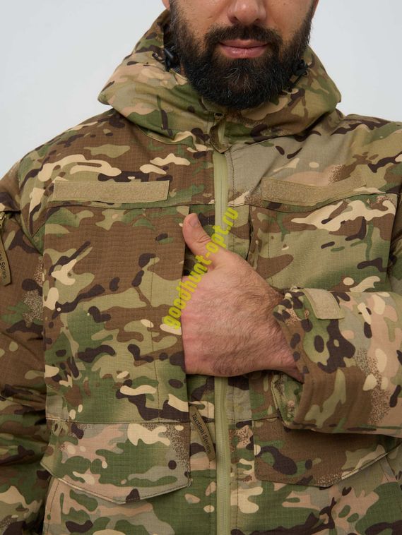 Тактическая зимняя куртка (Бушлат) с фольгой Мультикам