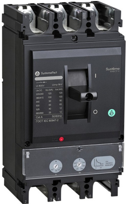 Автоматический выключатель в литом корпусе Systeme Electric SPC400F400L3DF