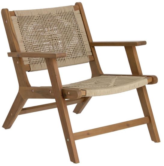 Кресло Geralda из дерева акации с темной отделкой La Forma Испания 