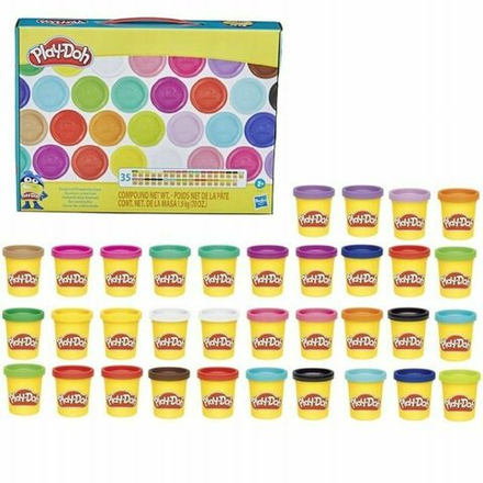 Игровой набор для лепки Play-Doh - Большой набор пластилина 35 банок - Плей До F0586