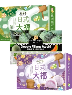 Моти с необычными вкусами Матча, Дыня, Таро ассорти 3 шт