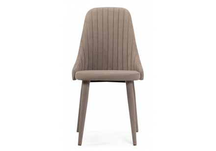 Стул на металлокаркасе Woodville Морос с чехлом катания мокка, ножки коричневые