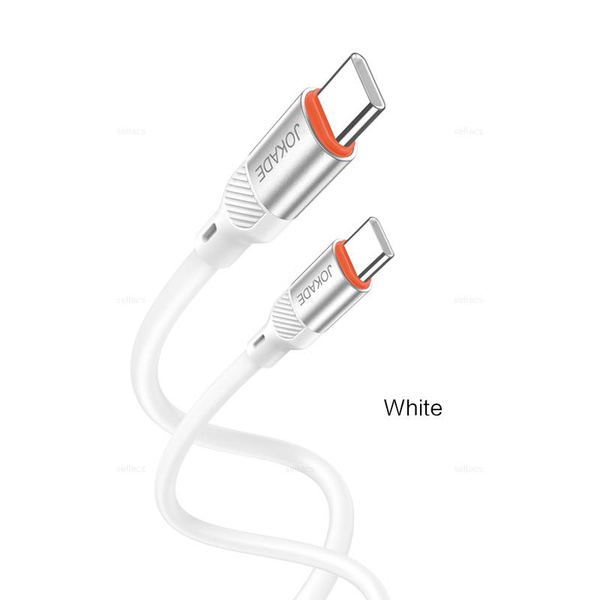 JOKADE JA054, кабель 100W для зарядки и передачи данных Type-C - Type-C, TPE 1м