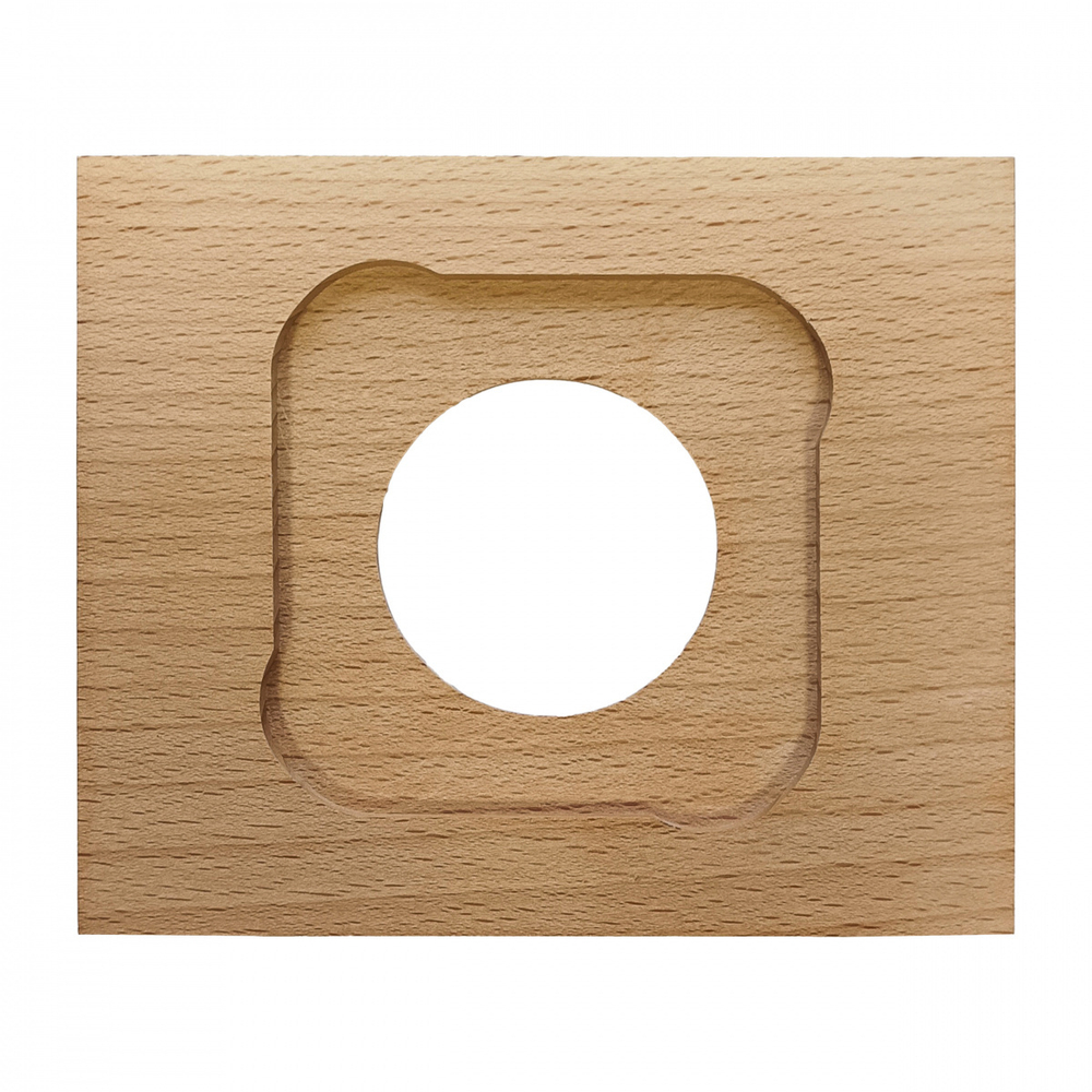 Рамка 1 постовая, скрытый монтаж, Шедель Форест, дерево, цвет cветлый бук BF7-610-110