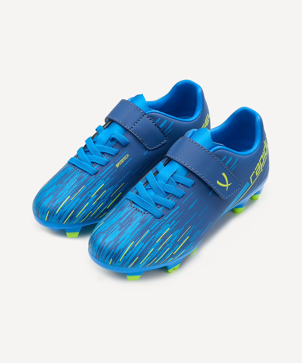 Бутсы футбольные JOGEL Rapido FG Navy/blue/green, детский