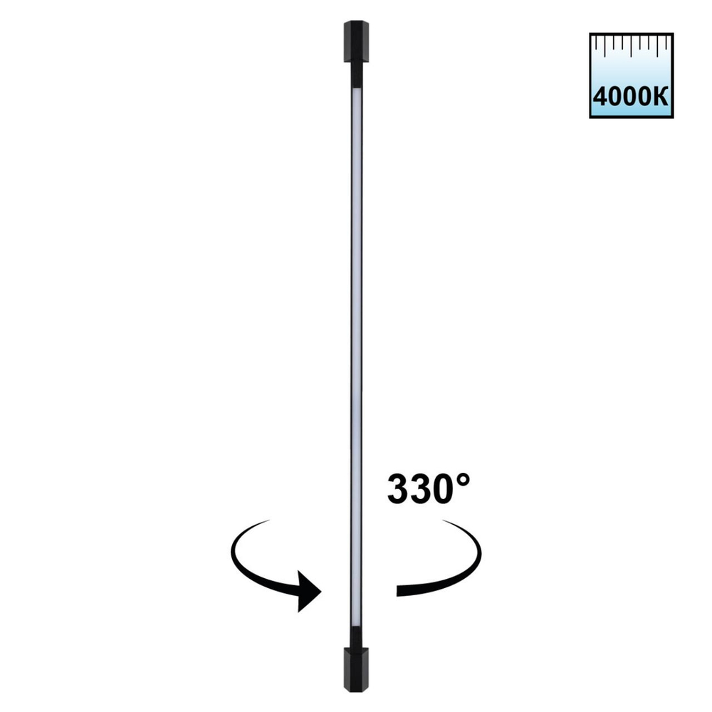 359891 STREET NT25 686 черный Светильник ландшафтный светодиодный IP54 LED 12W 4000К 220-240V VESPERA