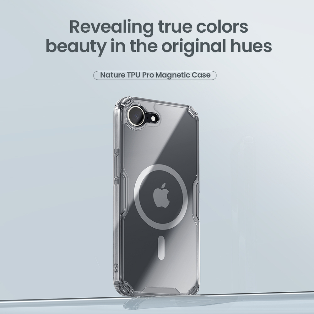 Чехол усиленный от Nillkin с поддержкой MagSafe для iPhone 16e, серия Nature TPU Pro Magnetic