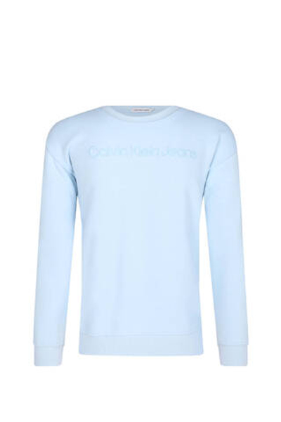 Худые RAISED INST. LOGO FLEECE CN Calvin Klein Jeans - голубой(IB0IB01957)