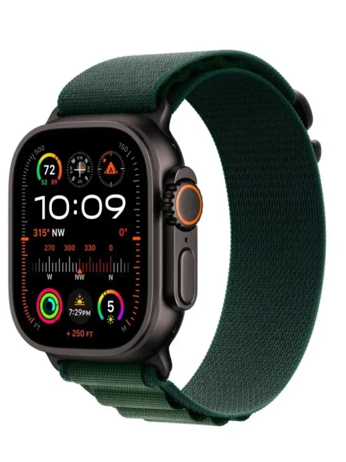 Смарт-часы Ultra 2 49 мм, черный, Alpine зеленый , S