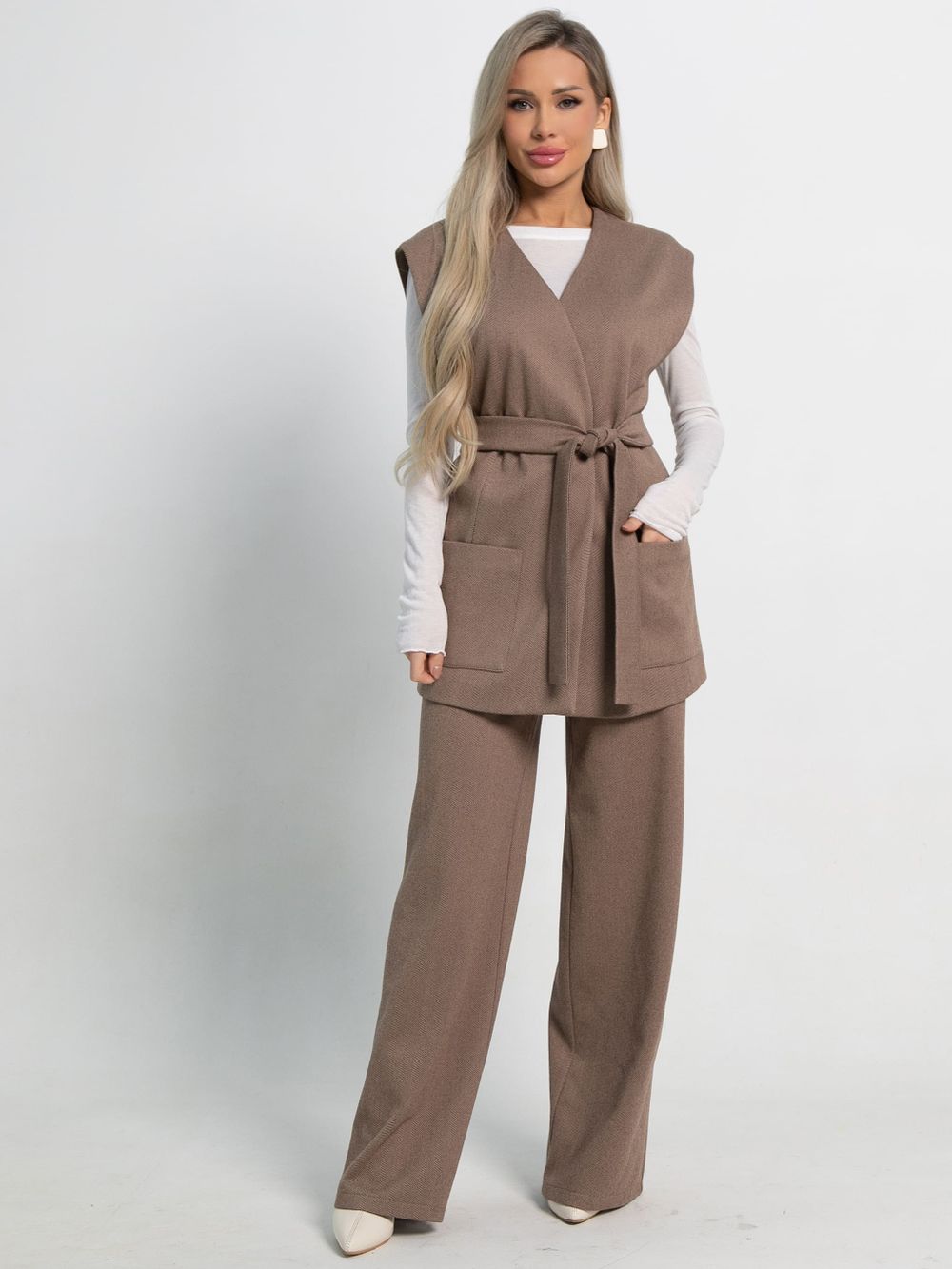 Жилет Заверши образ (бежевый) Б15145-16М LT Collection