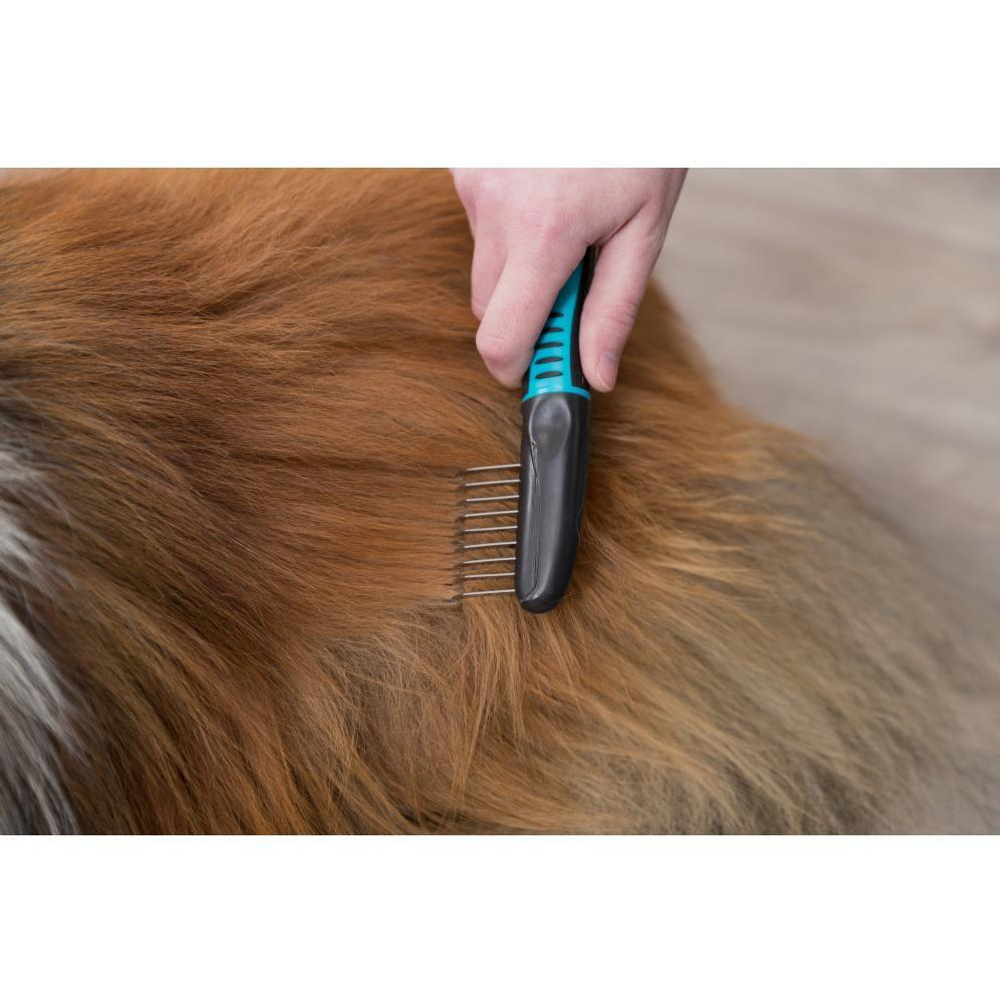 Колтунорез для собак и кошек Trixie Fur Detangler, размер 18см., черный