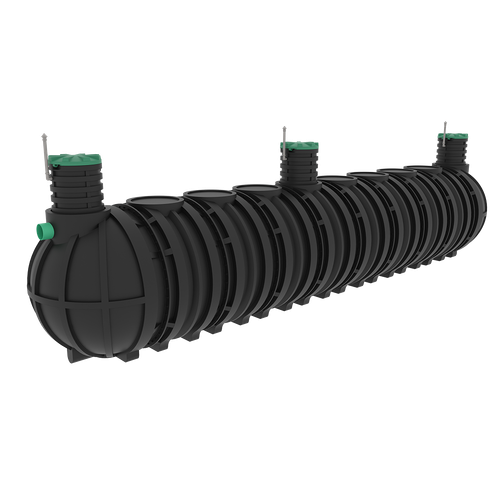 Ливневое очистное сооружение Мультпласт Модуль ЛОС 50(12710x2400x2400см;2515кг;) - арт.561666