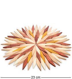 Народные промыслы ДР-500/2 Подставка под горячее, круглая 23х23