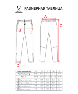 Брюки спортивные CAMP 2 Lined Pants, темно-синий, детский