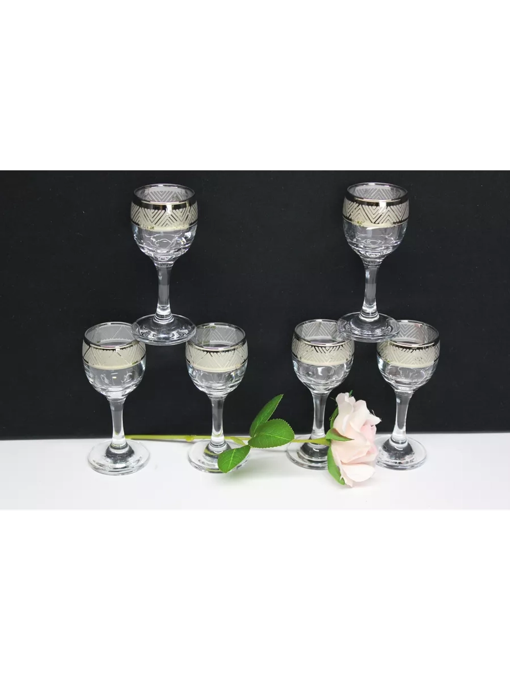 Подарочный набор рюмок Золотое сечение