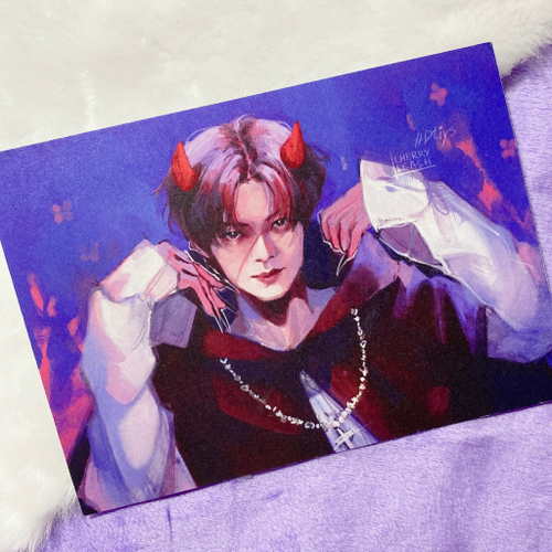 Арт принт / cherryleash / STRAY KIDS / Минхо #2