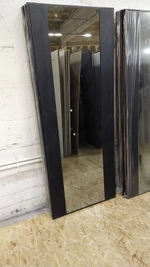 Дверь Входная Лабиринт INFINITY С зеркалом Максимум с тонировкой Черный кварц