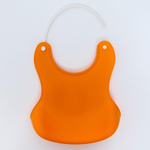 Нагрудник с карманом, силиконовый, цвет оранжевый 2357273