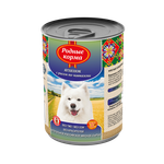 Консервы РОДНЫЕ КОРМА для собак ягненок с рисом по-кавказски 6х970 г