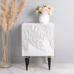 Тумба прикроватная Тропик Классика Айс Найт Голд левая