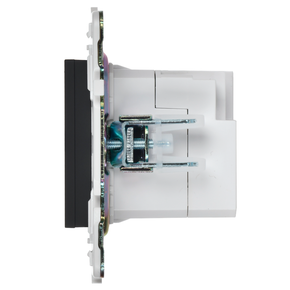 SKANDY Розетка USB A+C 18Вт SK-R13T титан IEK