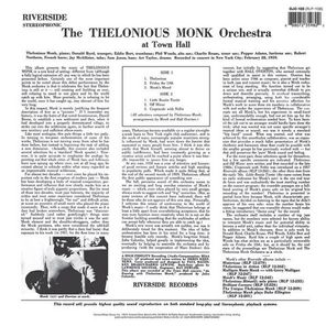 The Thelonious Monk Orchestra / At Town Hall (LP)