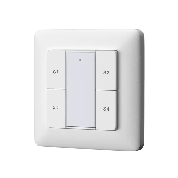 Кнопочная настенная панелья DALI DT6 панель для одной группы и 4-х сцен Lighting control 721052