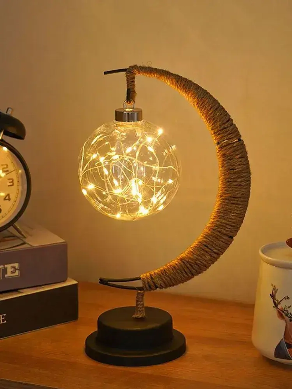 Светильник настольный декоративный полумесяц