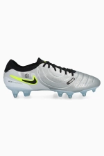 Бутсы Nike Tiempo Legend 10 Elite SG-Pro Anti Clog - серебряный