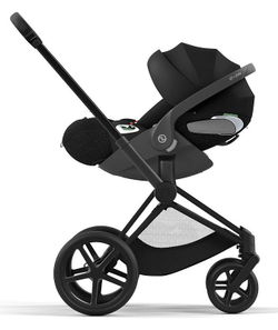 Коляска 3 в 1 Cybex Priam IV Matt Black complete и автокресло Cloud T i-Size Sepia Black Off White