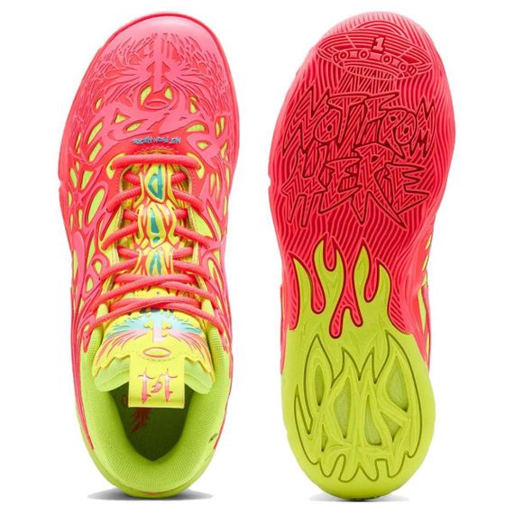 PUMA MB.04 Баскетбольные кроссовки MID Топ Красный желтый Мужские