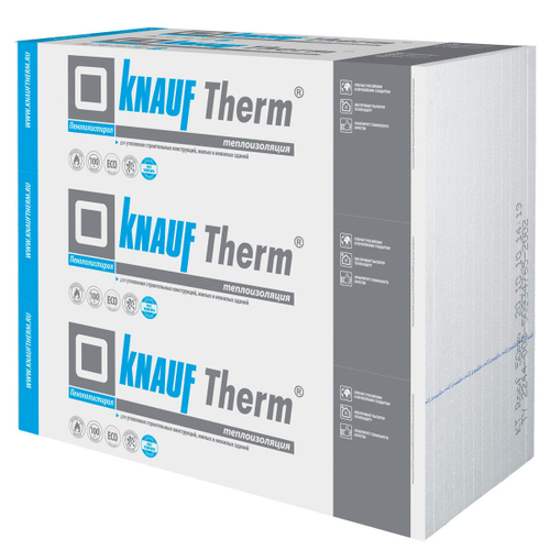 Вспененный пенополистирол (EPS) KNAUF Therm КРОВЛЯ PRO 100х1000х1200 мм