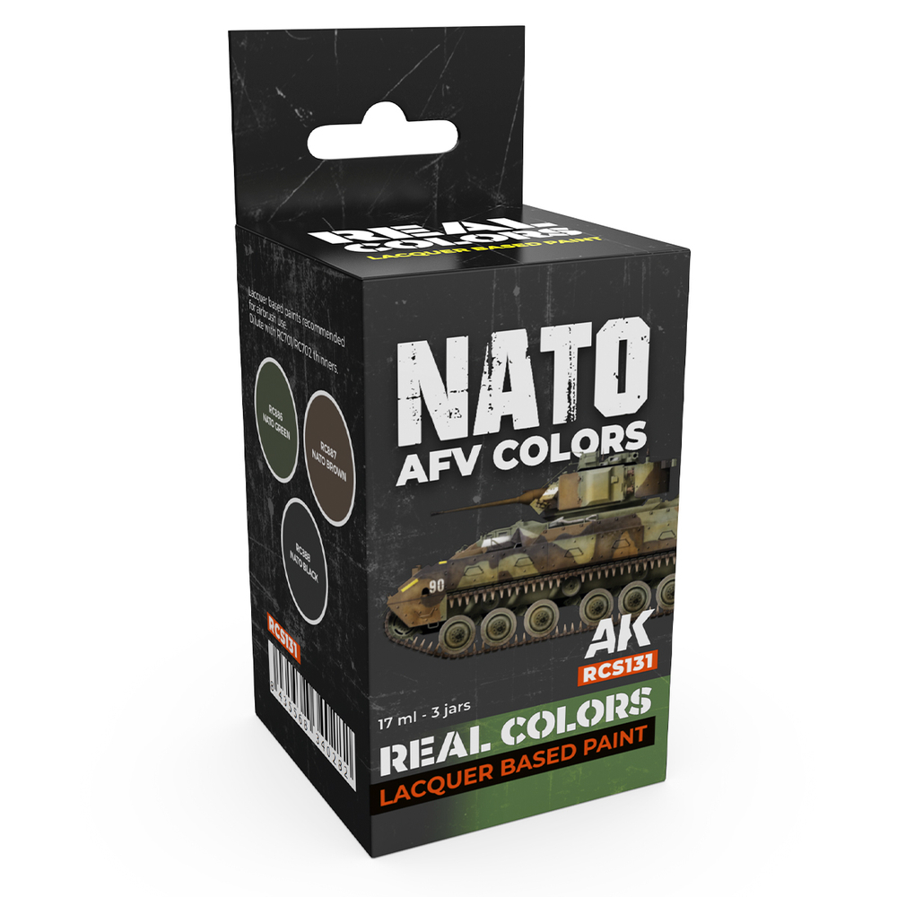 Набор красок AK Interactive Real Colors - NATO AFV Colors