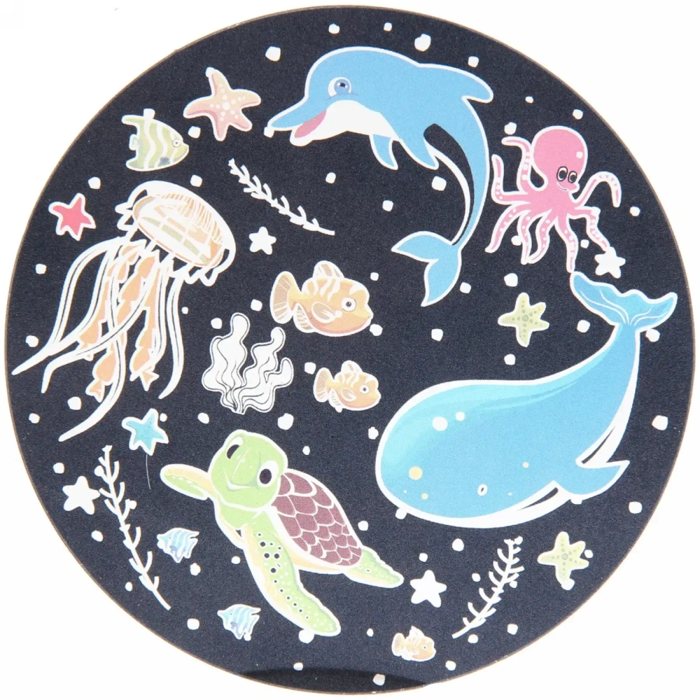 Диско-шар «Fantasy - Зайка» (в комплекте 6 картинок) 13*14 см, 5 реж, батарейки 4хАAА, USB, RGB (220V)