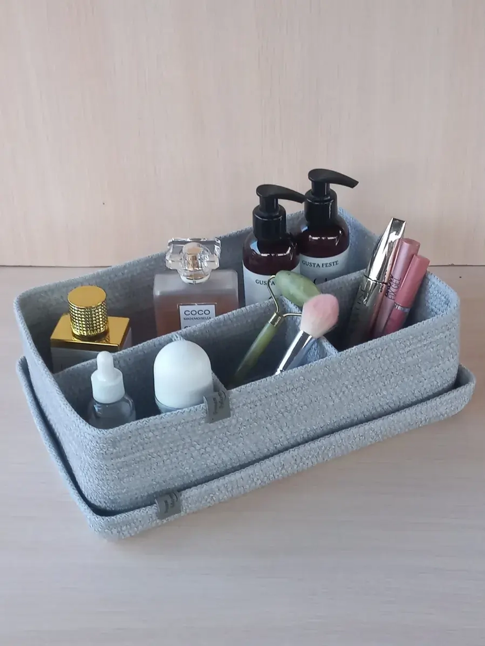 Корзина плетеная с крышкой