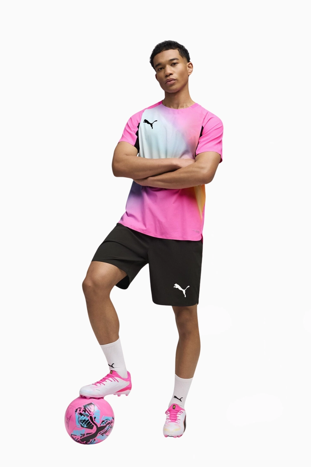 Футболка Puma Individual Lightspeed Ultimate - розовый