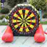 Надувной дартс «Двойной» на подкачке, диаметр 4,5 м, размер 4,5×2,5×4,5 м