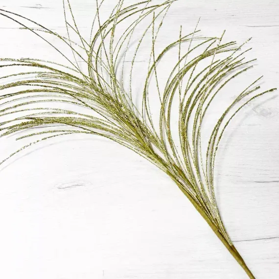 Ветвь Блестящая золото 102 см., Christmas DeLuxe (89539)