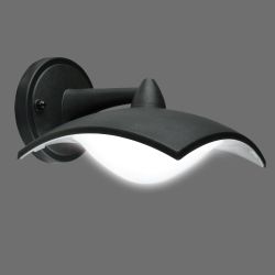 ULU-S10A-8W-4000K IP54 BLACK Светильник светодиодный уличный. Архитектурный накладной. Белый свет 4000K. Корпус черный. TM Uniel.