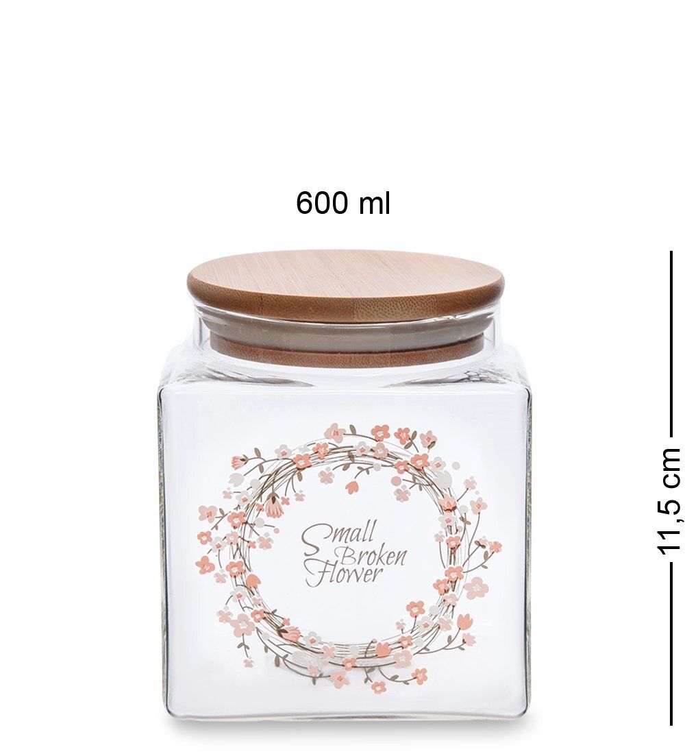 GS- 17/2 Банка для сыпучих «Цветочное очарование» 600мл
