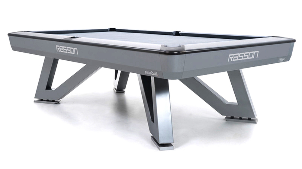Бильярдный стол Rasson Wolf 9 футов (пул, цвет серый)