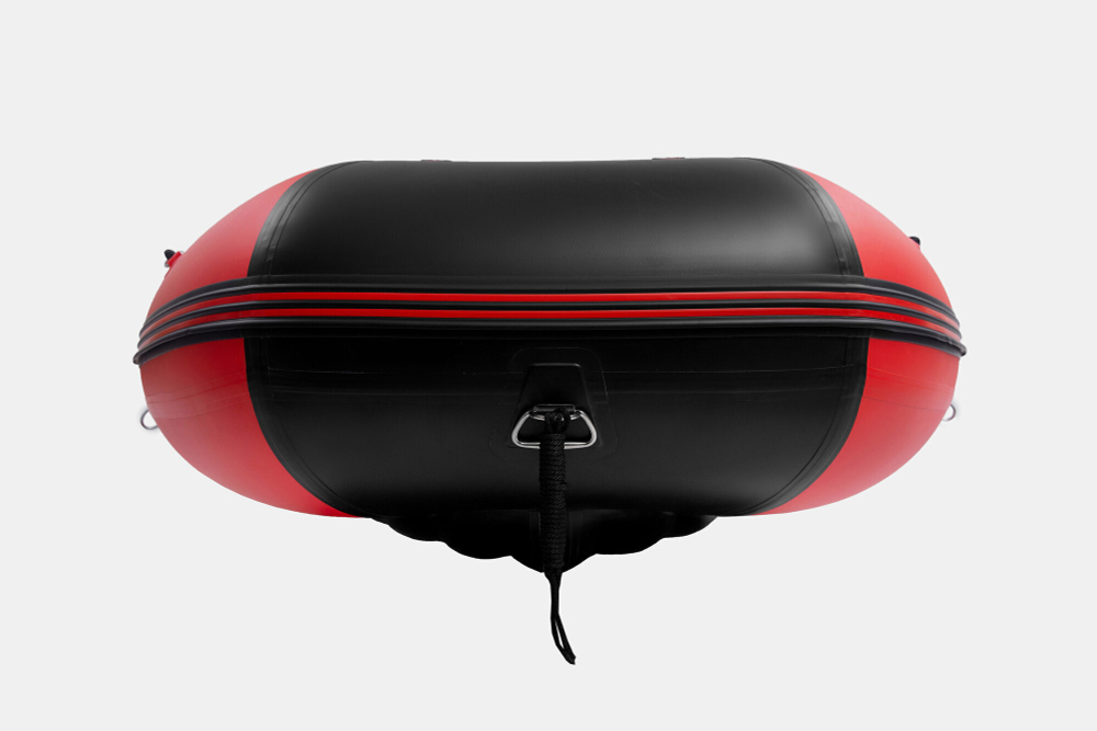 Надувная лодка GLADIATOR E450PRO красно-черный