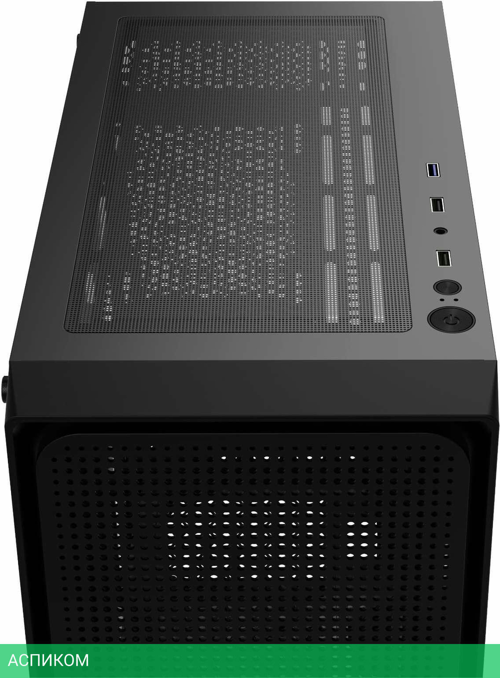 Корпус Ocypus Gamma C50 без БП Black (Gamma-C50-BKG000XX-GL)