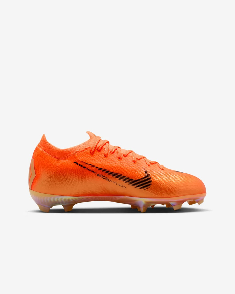 Бутсы Nike Mercurial Zoom Vapor 16 Pro FG Junior - оранжевый