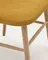 Стул Helda, горчичный шенилл, массив дуба
