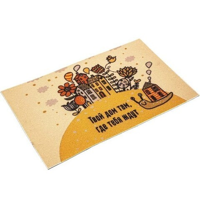 Коврик влаговпитывающий ВЕЛЮР Улитка 45х75см 1-3 шт.