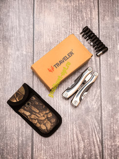 Туристический армейский мультитул 21в1 "Traveler"