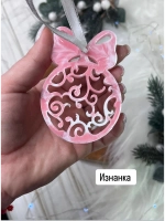 Новогодняя елочная игрушка Шар